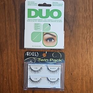 Ardell Twin Pack Black Lashes with DUO Adhesive
